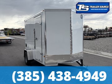6x10 Wells Cargo FastTrac Enclosed Cargo Trailer - 6'6" Interior - 3.5K GVWR - .080 PolyCor, Ramp Door