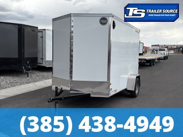 6x10 Wells Cargo FastTrac Enclosed Cargo Trailer - 6'6" Interior - 3.5K GVWR - .080 PolyCor, Ramp Door