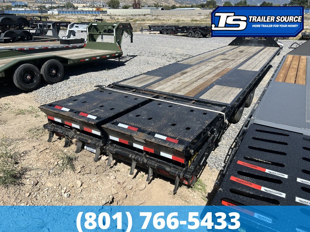 8.5x35 Big Tex Gooseneck Equipment Trailer - 23.9K GVWR - HDSS (Hutch) Suspension, Slide Track