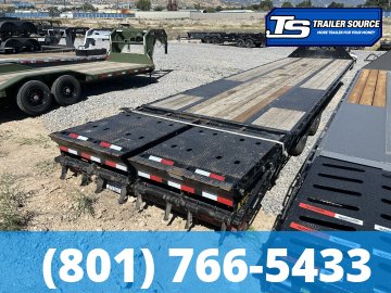 8.5x35 Big Tex Gooseneck Equipment Trailer - 23.9K GVWR - HDSS (Hutch) Suspension, Slide Track