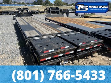 8.5x35 Big Tex Gooseneck Equipment Trailer - 23.9K GVWR - HDSS (Hutch) Suspension, Slide Track