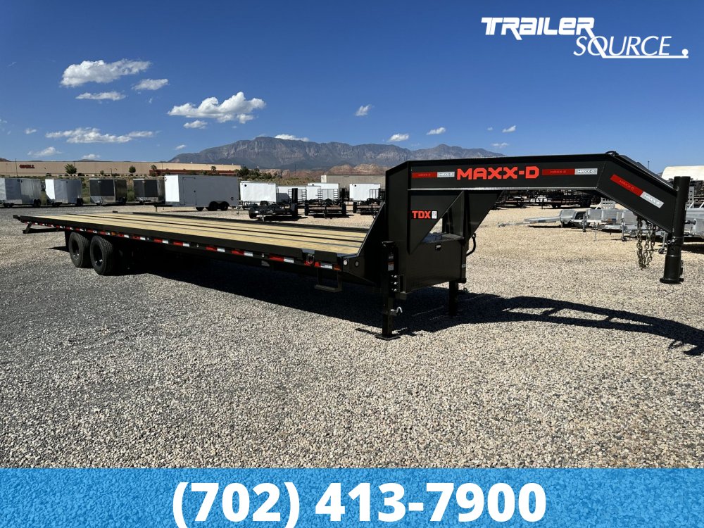 Maxx D Tdx Gooseneck Full Tilt Trailer 40 25k 14 Ply Tires 4159