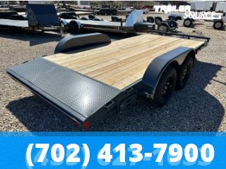 7x16 Lamar Car Hauler 7K Car Hauler Trailer