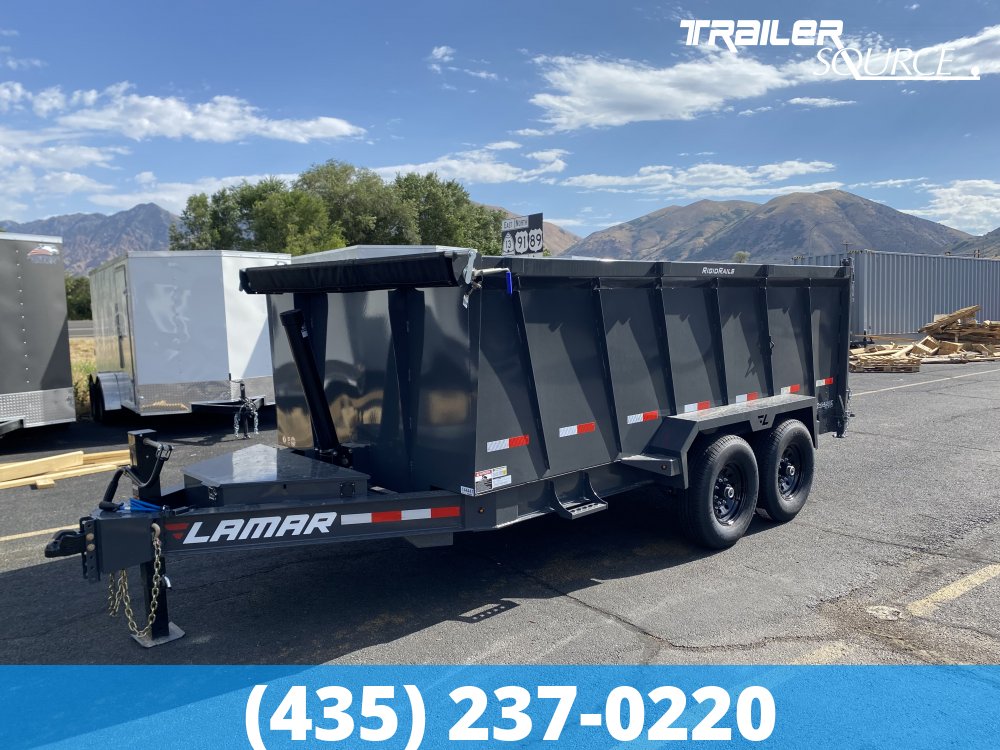 7x14Lamar DT Gooseneck  15680 Dump