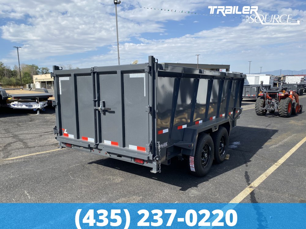 7x14 Lamar DT Gooseneck  15.7K Dump