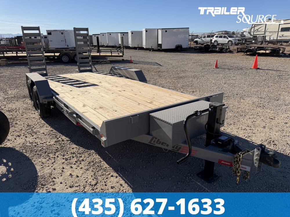 7x18 Liberty LE Flatbed Car Hauler