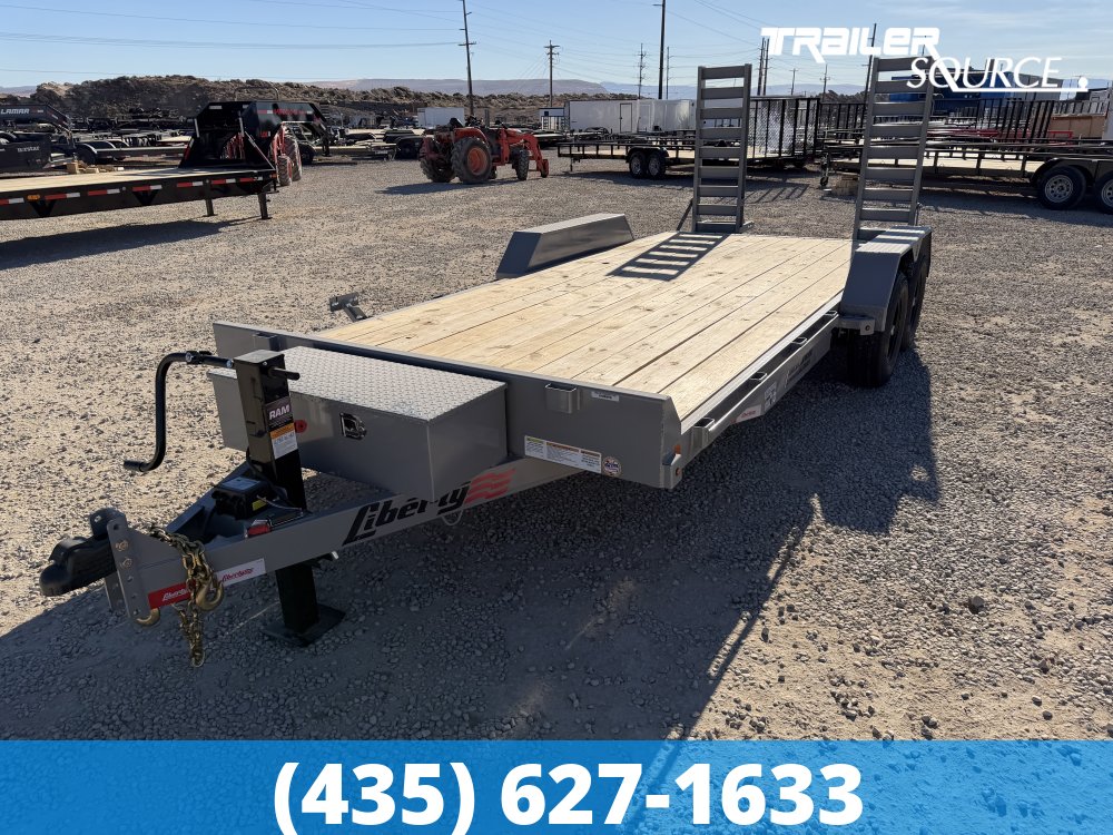 7x18 Liberty LE 10k Equipment Hauler Channel Frame  Trailer