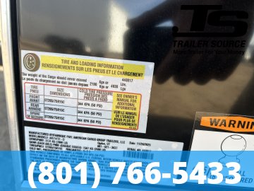 7x14 American Hauler Arrow Deluxe ATV Trailer - 7'0" Interior - 7K GVWR -