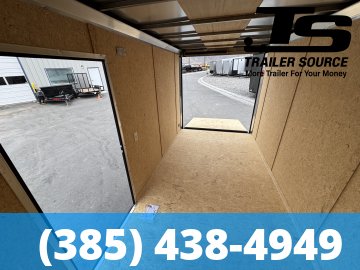 7x14 Look ST DLX Enclosed Cargo Trailer - 7'0" Interior - 7K GVWR - .080 PolyCor, Alloy Wheels, Black Out Package
