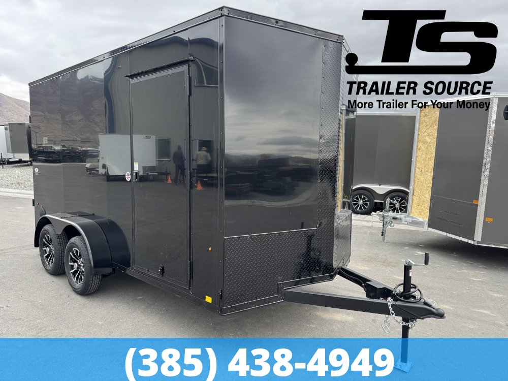 7x14 Look ST DLX Enclosed Cargo Trailer - 7'0" Interior - 7K GVWR - .080 PolyCor, Alloy Wheels, Black Out Package