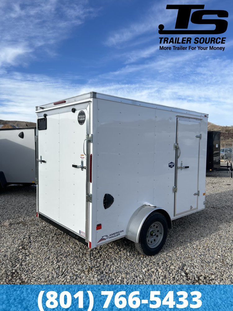 6x10 American Hauler Arrow Enclosed Cargo Trailer - 6'6" Interior - 3.5K GVWR -