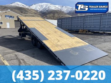 8.5x26 Lamar FA Gooseneck Deckover Tilt Trailer - 14K GVWR -