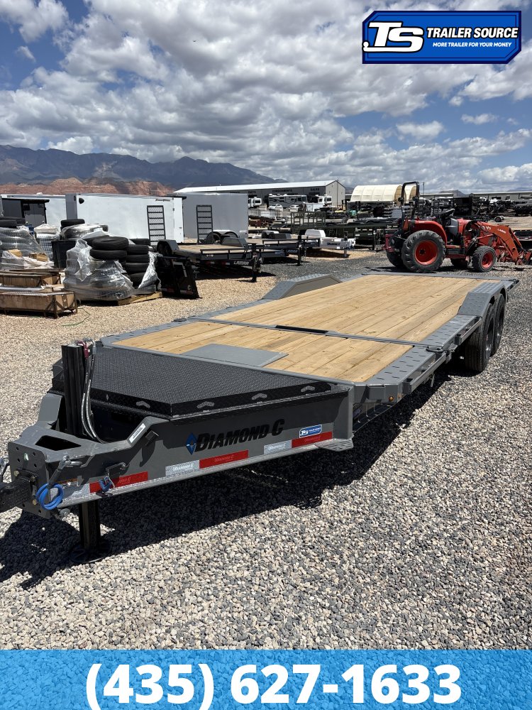 8.5x22 Diamond C HXD 208 Wide Body w/ Drive Over Fenders Tilt