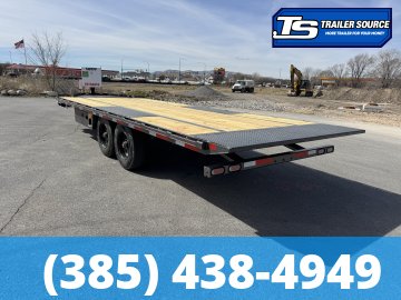 8.5x22 Diamond C DET 210 Deckover Tilt Trailer - 23K GVWR -
