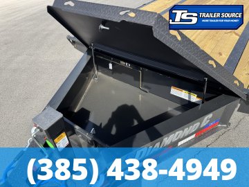8.5x22 Diamond C DET 210 Deckover Tilt Trailer - 23K GVWR -