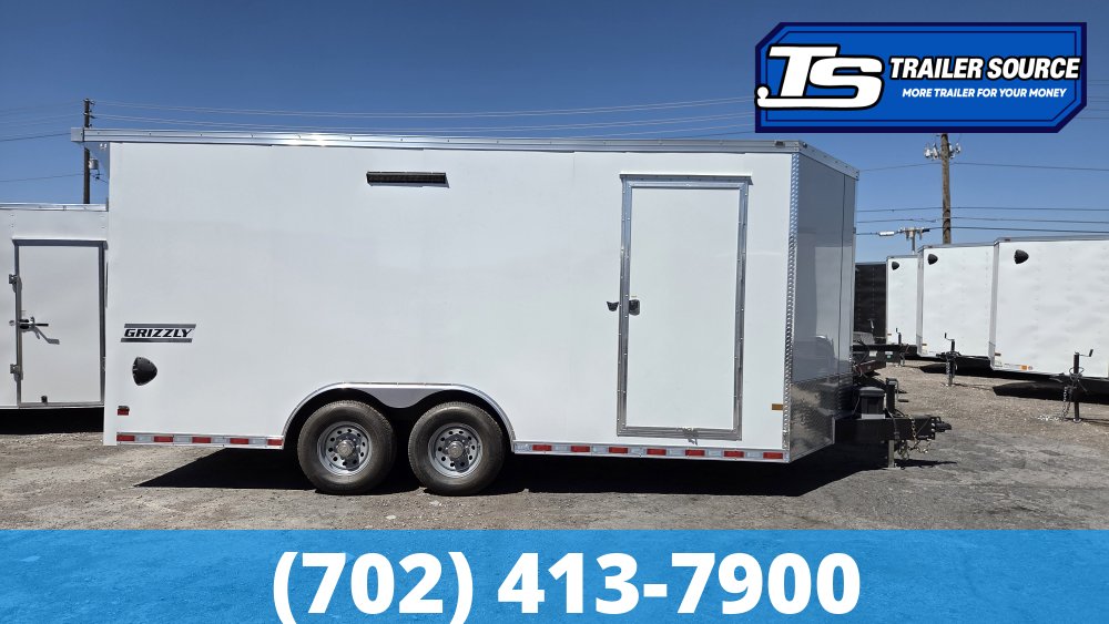8.5x18 Haulmark Grizzly HD Contractor Edition Enclosed Cargo Trailer - 7'6" Interior - 12K GVWR -