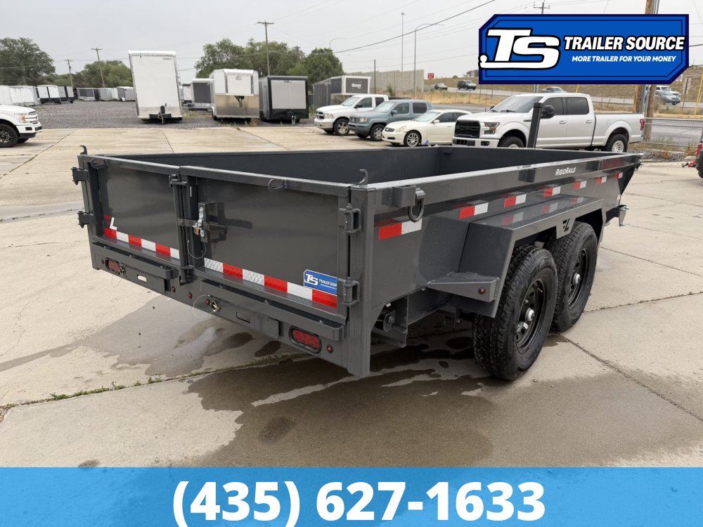 7x14 Lamar DG Dump Trailer - 14K GVWR -