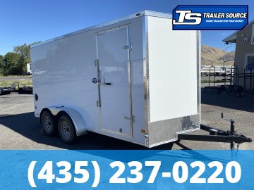 7x14 American Hauler Arrow Enclosed Cargo Trailer - 6'6" Interior - 7K GVWR - .080 PolyCor