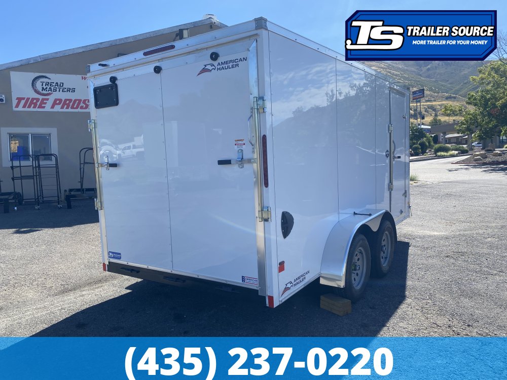 7x14 American Hauler Arrow Enclosed Cargo Trailer - 6'6" Interior - 7K GVWR - .080 PolyCor