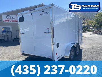 7x14 American Hauler Arrow Enclosed Cargo Trailer - 6'6" Interior - 7K GVWR - .080 PolyCor