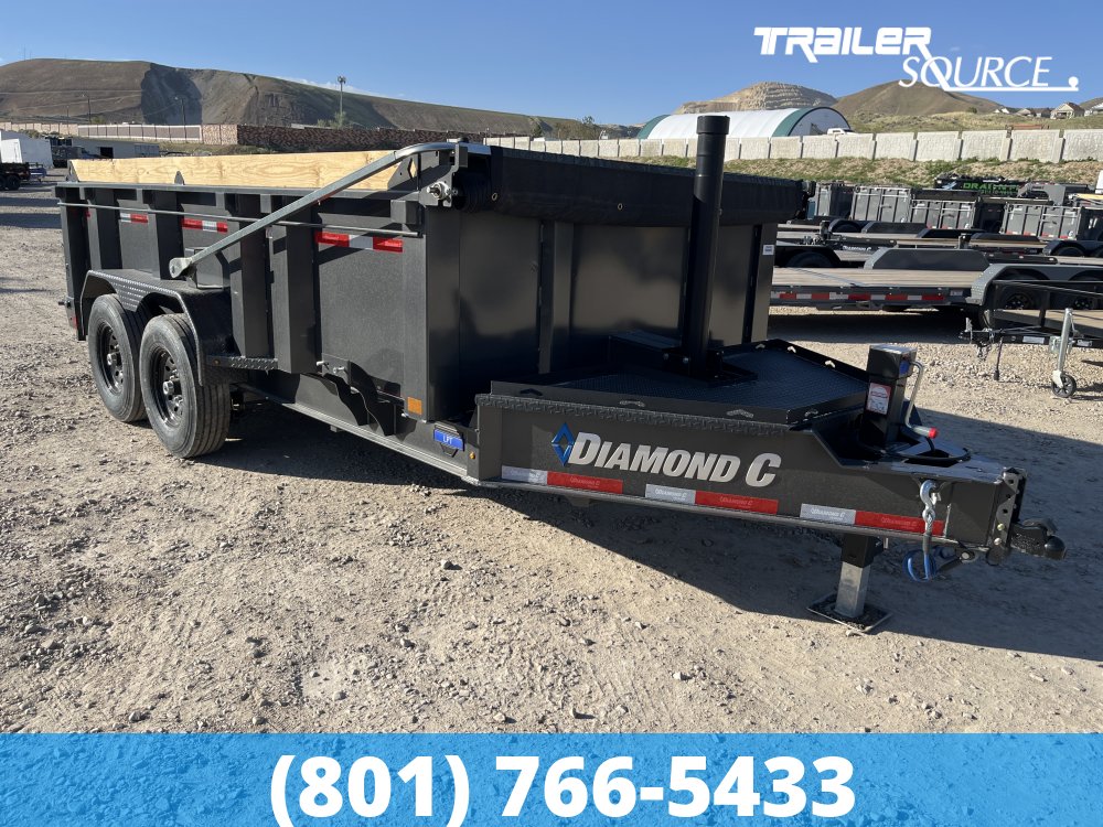 7x14 Diamond C LPT Telescopic Dump 15K 32" Sides Dump