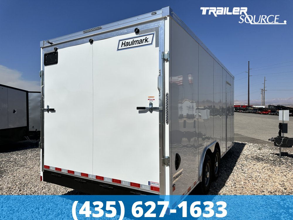 8.5x20 Haulmark Transport 7'6" Interior 12K Tandem Axle Enclosed Cargo