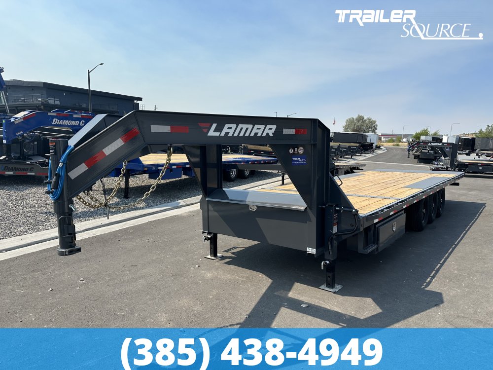 8.5x26 Lamar FA 21K Gooseneck Deckover Tilt