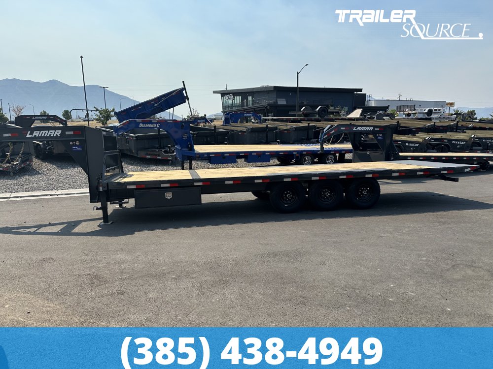 8.5x26 Lamar FA 21K Gooseneck Deckover Tilt