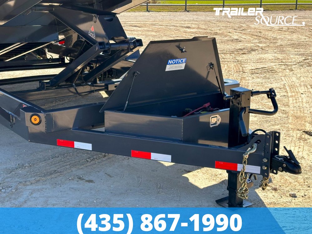 7x16 Norstar Iron Bull DCB 20" Sides 14K Dump Trailer