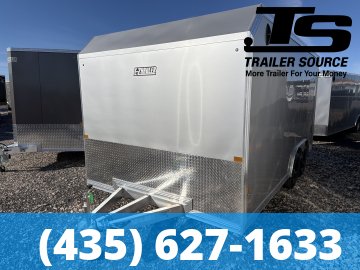 8.5x16 Alcom Aluminum EZ Hauler XLT Trailer - 7'0" Interior - 7K GVWR -