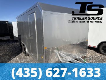 8.5x16 Alcom Aluminum EZ Hauler XLT Trailer - 7'0" Interior - 7K GVWR -
