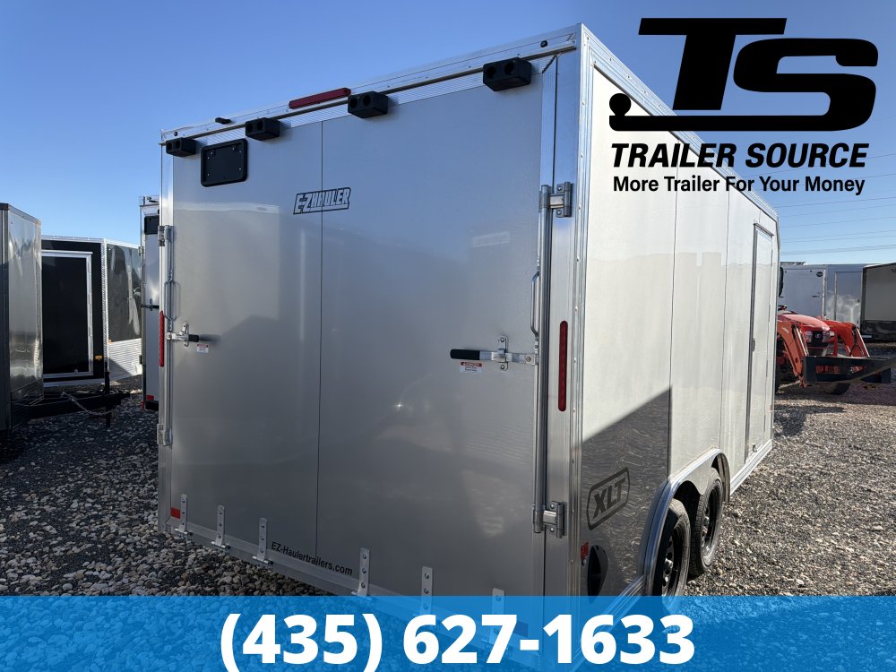 8.5x16 Alcom Aluminum EZ Hauler XLT Trailer - 7'0" Interior - 7K GVWR -