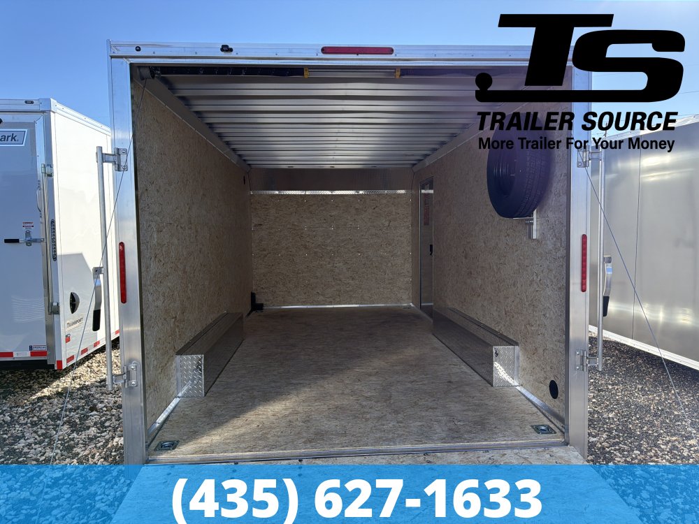 8.5x16 Alcom Aluminum EZ Hauler XLT Trailer - 7'0" Interior - 7K GVWR -