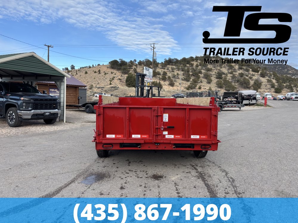 7x14 Liberty LD Dump Trailer - 24" Sides - 15.4K GVWR - 2 Tone Color