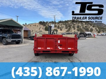 7x14 Liberty LD Dump Trailer - 24" Sides - 15.4K GVWR - 2 Tone Color