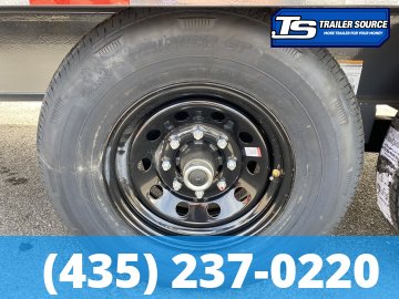 8.5x24 Lamar FA Gooseneck Deckover Tilt Trailer - 14K GVWR -