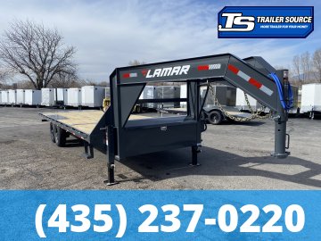 8.5x24 Lamar FA Gooseneck Deckover Tilt