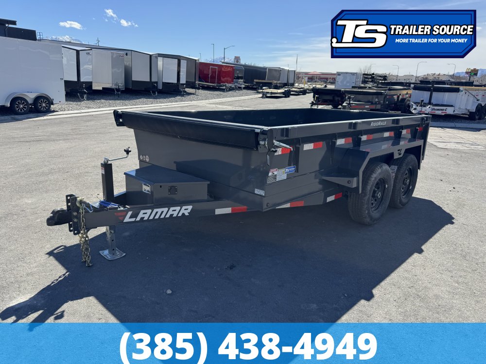 6.5x12 Lamar DM Dump Trailer - 18" Sides - 10K GVWR -