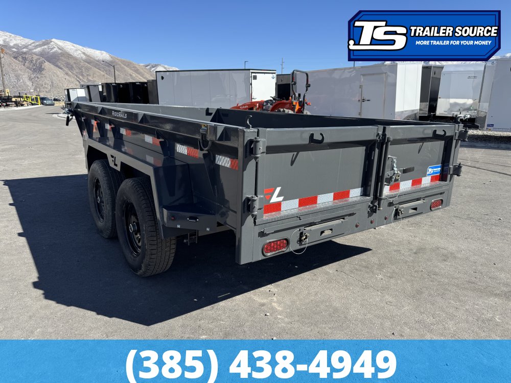 6.5x12 Lamar DM Dump Trailer - 18" Sides - 10K GVWR -