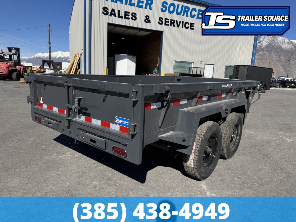 6.5x12 Lamar DM Dump Trailer - 18" Sides - 10K GVWR -