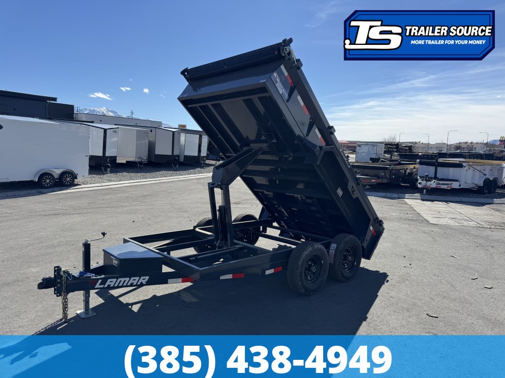 6.5x12 Lamar DM Dump Trailer - 18" Sides - 10K GVWR -