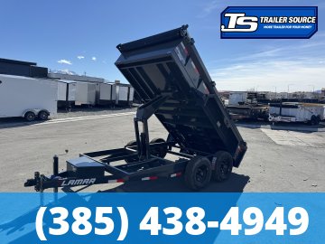 6.5x12 Lamar DM Dump Trailer - 18" Sides - 10K GVWR -