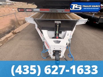 8.5x22 Diamond C DET 210 Deckover Tilt Trailer - 23K GVWR - Torsion Axles