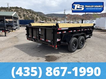 7x14 Liberty LD Dump Trailer - 24" Sides - 15.4K GVWR -