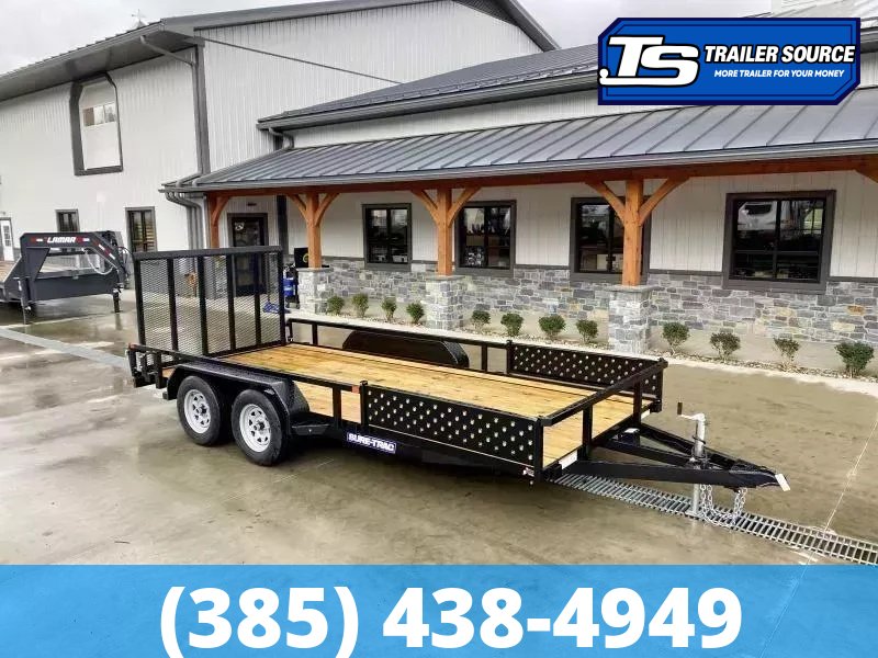 7x16 Sure-Trac Tube Top ATV Utility