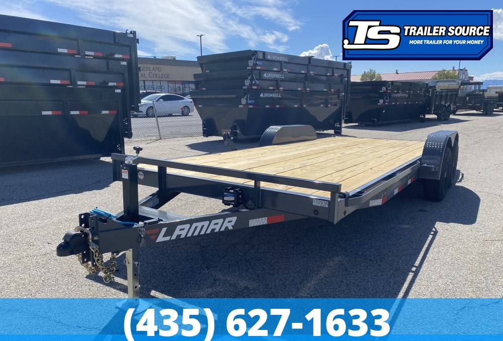 7x20 Lamar CC Flatbed Car Hauler
