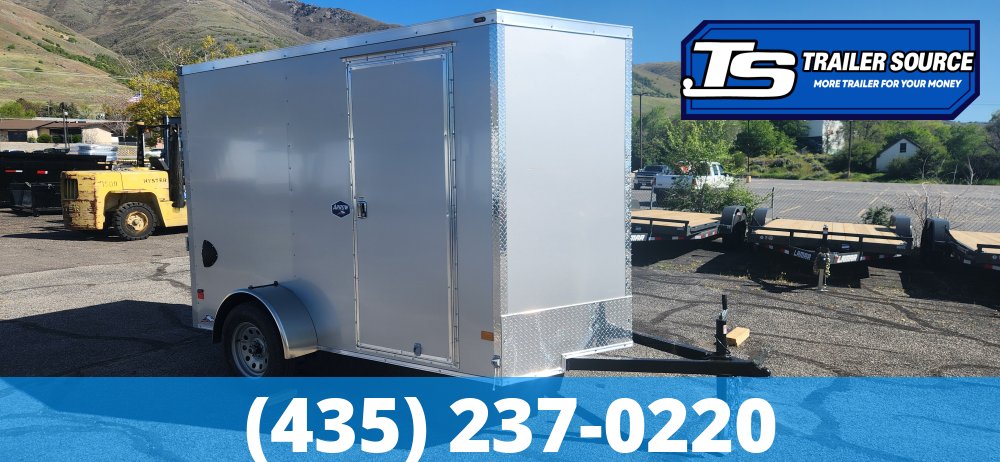6x10 American Hauler Arrow Deluxe Enclosed Cargo Trailer - 6'0" Interior - 3.5K GVWR - Ramp Door