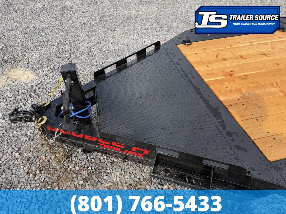 8.5x22 Double A Pro Series CT Tilt Trailer - 17.5K GVWR - Wide Body w/ Drive Over Fenders