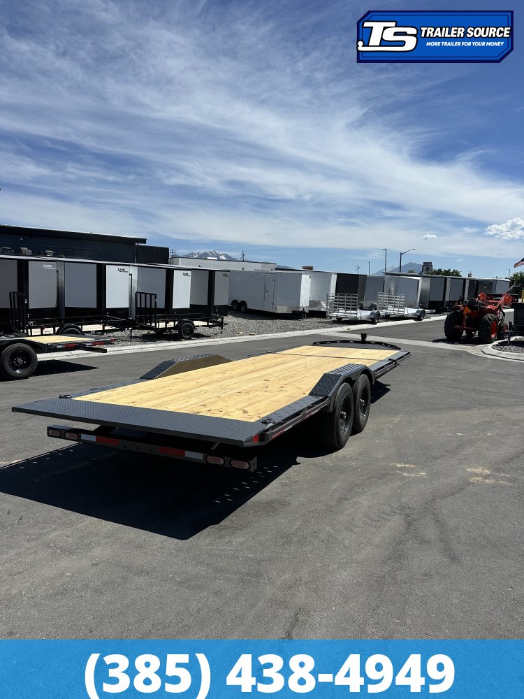 8.5x24 Diamond C HXD 207 Wide Body w/ Drive Over Fenders Tilt Trailer - 15.5K GVWR -