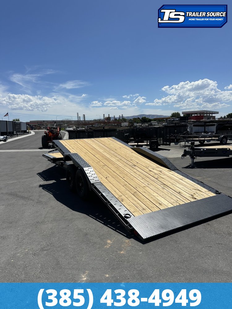 8.5x24 Diamond C HXD 207 Wide Body w/ Drive Over Fenders Tilt Trailer - 15.5K GVWR -